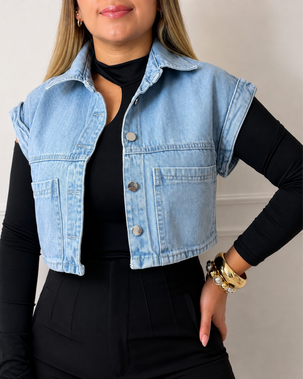 CHALECO JEANS
