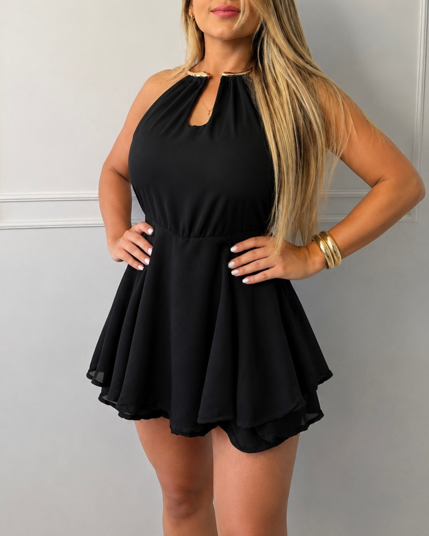 Enterizo short corto halter