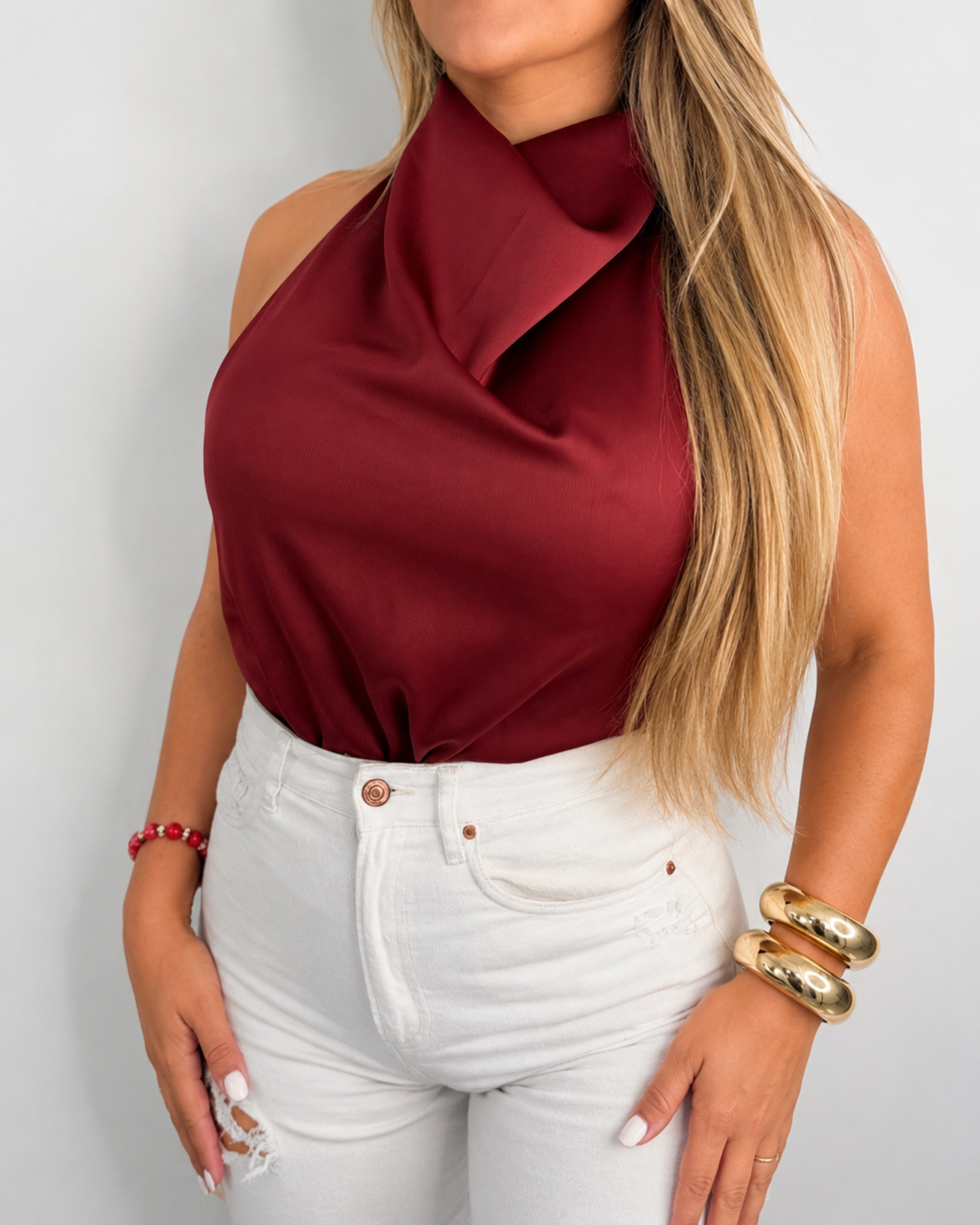 BLUSA SATIN