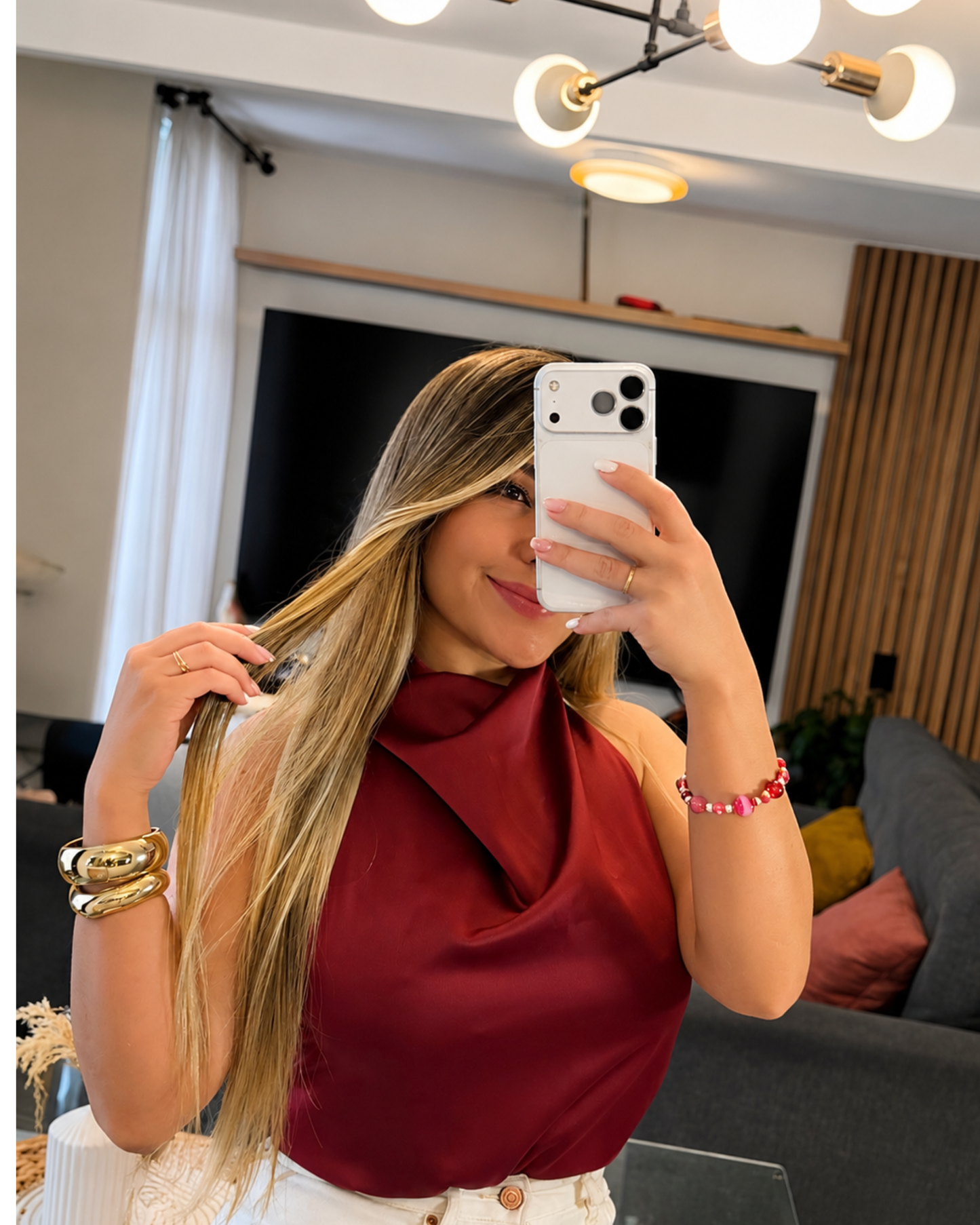 BLUSA SATIN